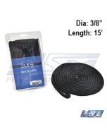 WSM Förtöjningslina 9,5mm x 4,6m Svart