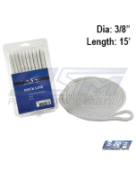 WSM Förtöjningslina 9,5mm x 4,6m Vit