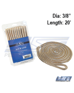 WSM Förtöjningslina 9,5mm x 6,1m Guld