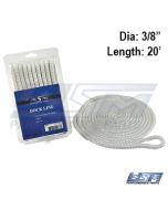 WSM Förtöjningslina 9,5mm x 6,1m Vit