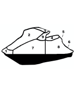 Sea-Doo GTI 4-takt/130/155 - GTI SE 130/155 - Wake 155 Skräddarsydd Kapell 06-10