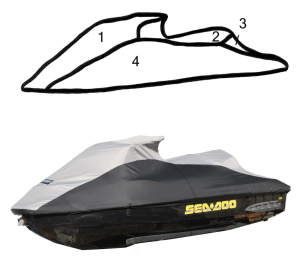 Sea-Doo GTS/RXT iS/RXT-X aS Skräddarsydd Kapell 09-17