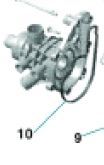 Fig 10 - Sea-Doo Vattenpumps o-ring