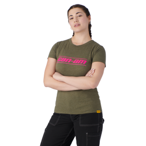 Can-Am LADIES’ Signature T-shirt Army Green