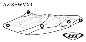 Hydro Turf Sätesöverdrag Yamaha VXS/VX Deluxe/Sport 10-14 / V1/Sport 15-16