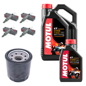 Motul Kawasaki 4-takt servicesats med SBT oljefilter + PMR9B