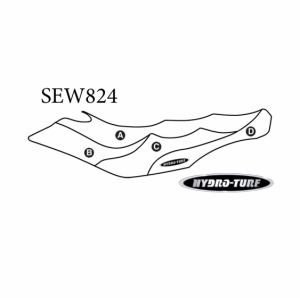 Hydro Turf Sätesöverdrag Sea-Doo GTI 4-Tec 06-08/GTI/SE 130/155/Wake 155 09-10